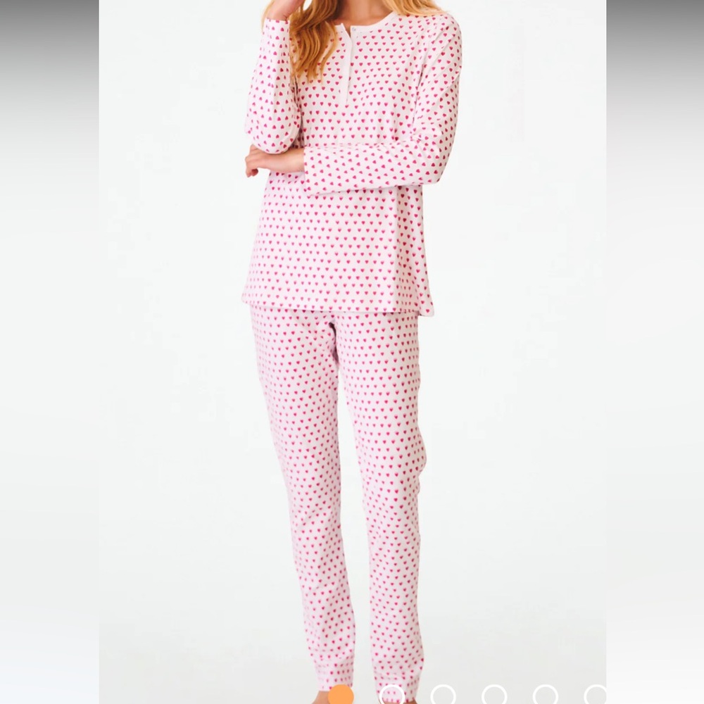 Pink heart roller rabbit pajamas